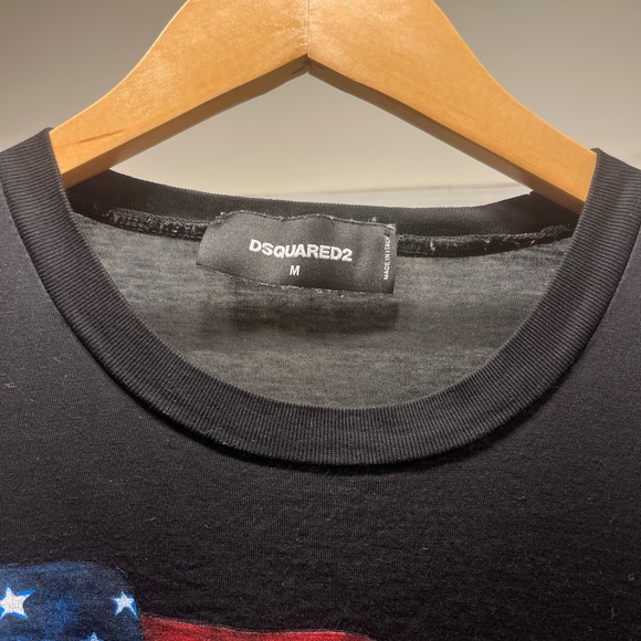 DSQUARED2 Men's American Eagle Graphic Print Tee     Fall/Winter 2020 Collection - Picture 3 of 8